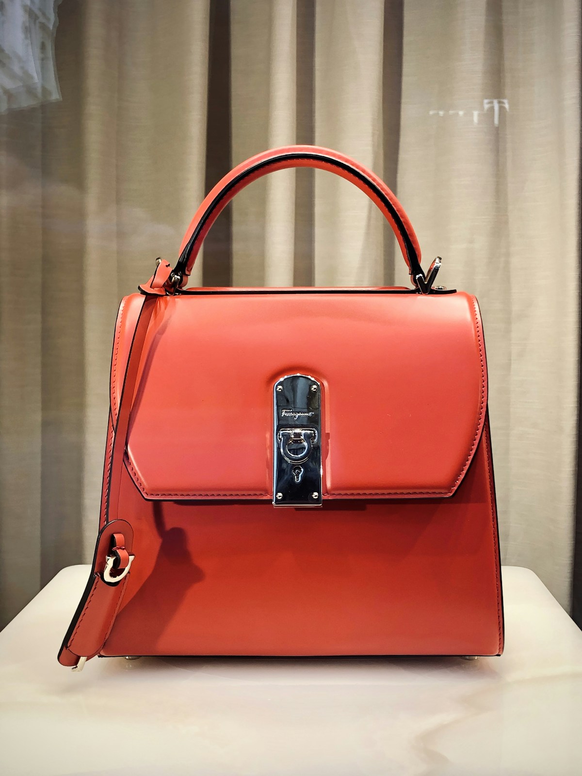 Structured Leather Tote